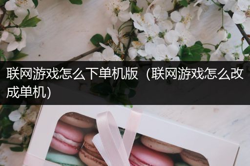 联网游戏怎么下单机版（联网游戏怎么改成单机）