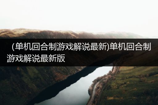 （单机回合制游戏解说最新)单机回合制游戏解说最新版