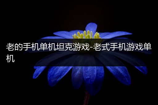 老的手机单机坦克游戏-老式手机游戏单机