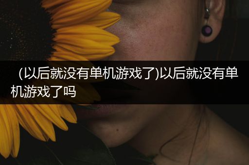 （以后就没有单机游戏了)以后就没有单机游戏了吗