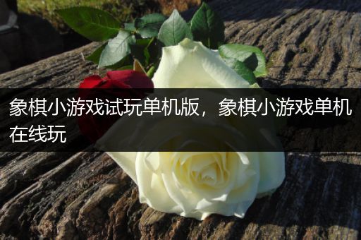 象棋小游戏试玩单机版，象棋小游戏单机在线玩