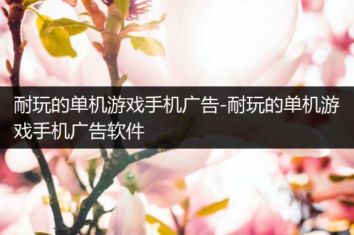 耐玩的单机游戏手机广告-耐玩的单机游戏手机广告软件