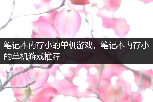 笔记本内存小的单机游戏，笔记本内存小的单机游戏推荐