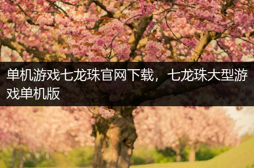 单机游戏七龙珠官网下载，七龙珠大型游戏单机版