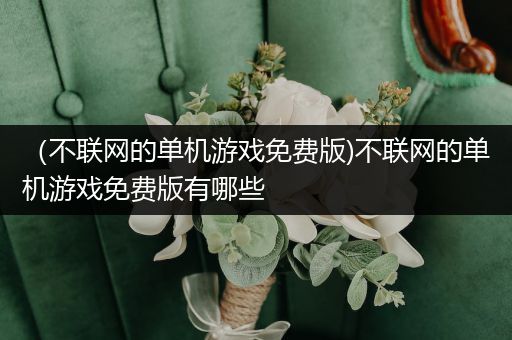 （不联网的单机游戏免费版)不联网的单机游戏免费版有哪些