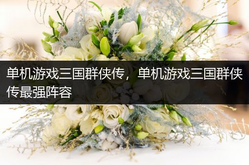 单机游戏三国群侠传，单机游戏三国群侠传最强阵容