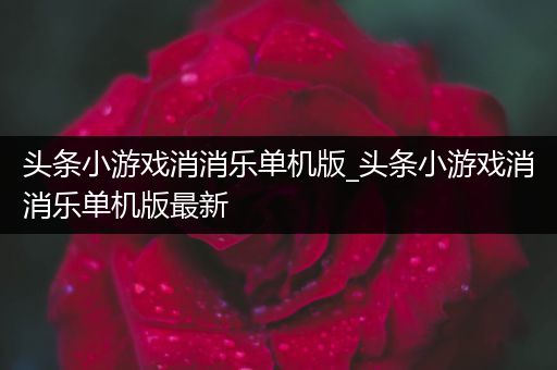 头条小游戏消消乐单机版_头条小游戏消消乐单机版最新