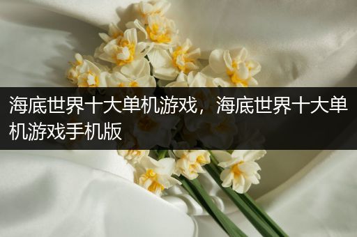 海底世界十大单机游戏，海底世界十大单机游戏手机版