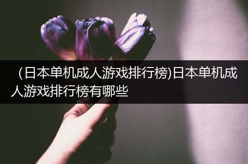 （日本单机成人游戏排行榜)日本单机成人游戏排行榜有哪些