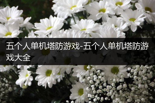 五个人单机塔防游戏-五个人单机塔防游戏大全