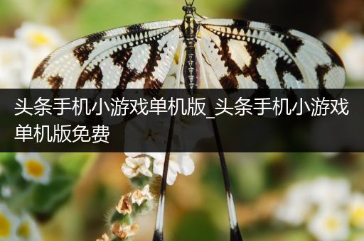 头条手机小游戏单机版_头条手机小游戏单机版免费