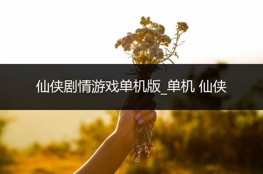 仙侠剧情游戏单机版_单机 仙侠