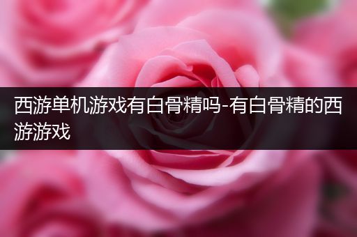 西游单机游戏有白骨精吗-有白骨精的西游游戏