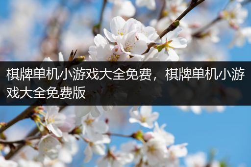 棋牌单机小游戏大全免费，棋牌单机小游戏大全免费版