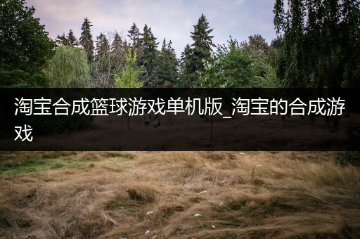 淘宝合成篮球游戏单机版_淘宝的合成游戏