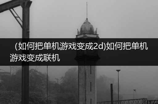 （如何把单机游戏变成2d)如何把单机游戏变成联机