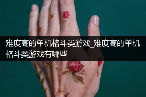 难度高的单机格斗类游戏_难度高的单机格斗类游戏有哪些