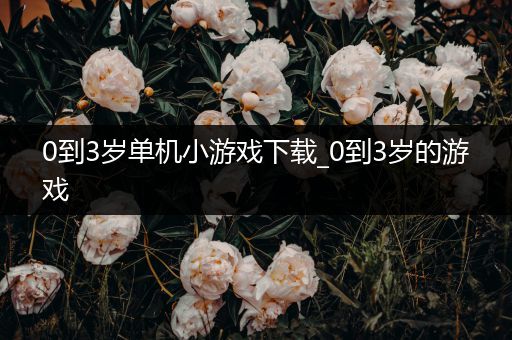 0到3岁单机小游戏下载_0到3岁的游戏