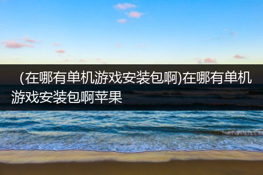 （在哪有单机游戏安装包啊)在哪有单机游戏安装包啊苹果