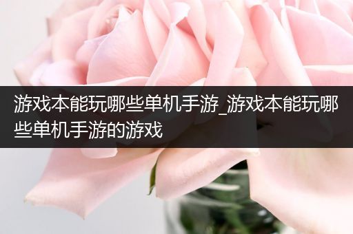 游戏本能玩哪些单机手游_游戏本能玩哪些单机手游的游戏