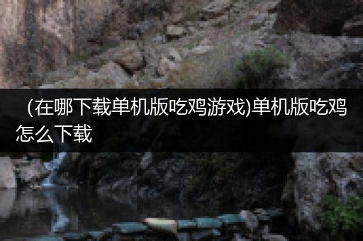 （在哪下载单机版吃鸡游戏)单机版吃鸡怎么下载