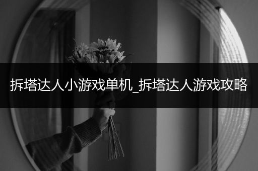 拆塔达人小游戏单机_拆塔达人游戏攻略