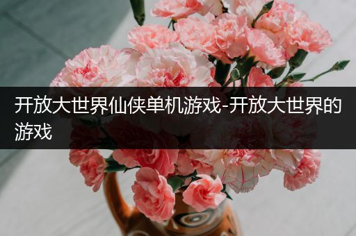 开放大世界仙侠单机游戏-开放大世界的游戏