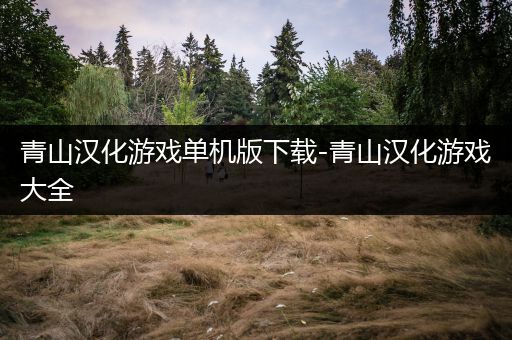青山汉化游戏单机版下载-青山汉化游戏大全