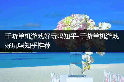 手游单机游戏好玩吗知乎-手游单机游戏好玩吗知乎推荐