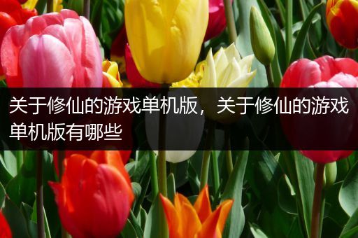 关于修仙的游戏单机版，关于修仙的游戏单机版有哪些