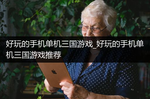 好玩的手机单机三国游戏_好玩的手机单机三国游戏推荐