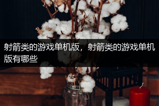 射箭类的游戏单机版，射箭类的游戏单机版有哪些