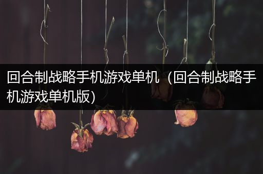 回合制战略手机游戏单机（回合制战略手机游戏单机版）
