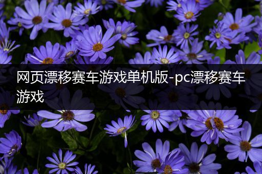 网页漂移赛车游戏单机版-pc漂移赛车游戏