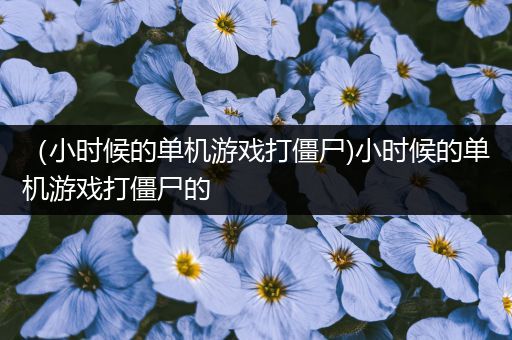 （小时候的单机游戏打僵尸)小时候的单机游戏打僵尸的