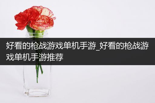好看的枪战游戏单机手游_好看的枪战游戏单机手游推荐