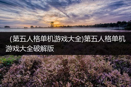 （第五人格单机游戏大全)第五人格单机游戏大全破解版