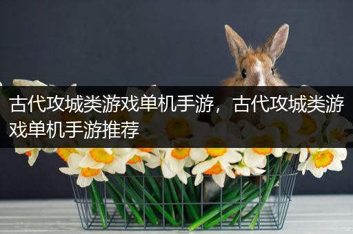 古代攻城类游戏单机手游，古代攻城类游戏单机手游推荐