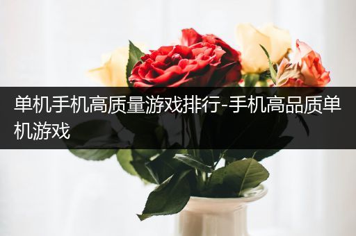 单机手机高质量游戏排行-手机高品质单机游戏