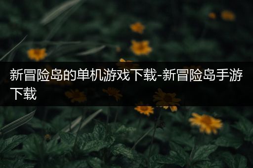 新冒险岛的单机游戏下载-新冒险岛手游下载