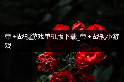 帝国战舰游戏单机版下载_帝国战舰小游戏