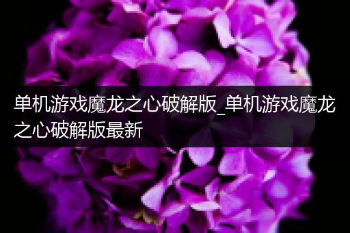 单机游戏魔龙之心破解版_单机游戏魔龙之心破解版最新