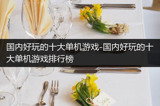 国内好玩的十大单机游戏-国内好玩的十大单机游戏排行榜