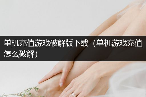 单机充值游戏破解版下载（单机游戏充值怎么破解）
