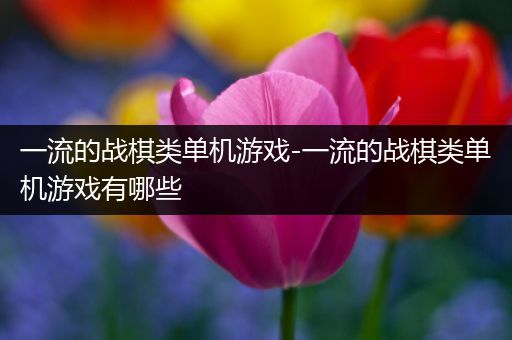 一流的战棋类单机游戏-一流的战棋类单机游戏有哪些