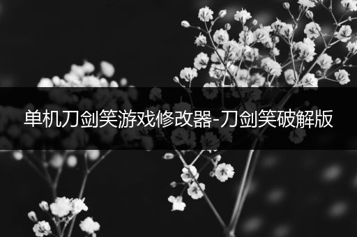 单机刀剑笑游戏修改器-刀剑笑破解版