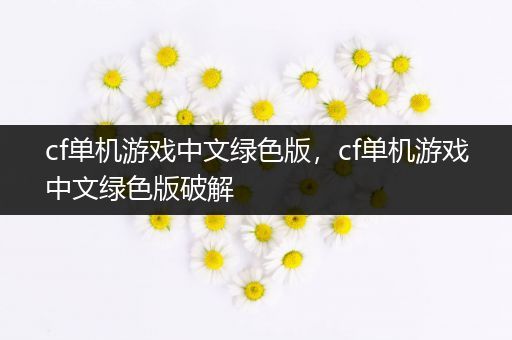 cf单机游戏中文绿色版，cf单机游戏中文绿色版破解
